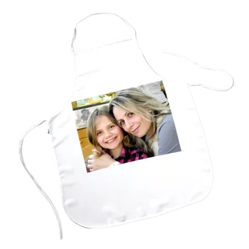 Zástěra s Vaší fotografií - bílý lem
