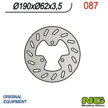 Brzda pro motocykl Přední brzdový kotouč NG Derbi 50 HUNTER 1996 - 1999