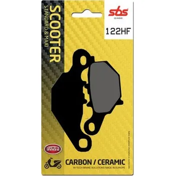 Brzda pro motocykl Přední brzdové destičky SBS Suzuki AH 125 V Adress 1995 směs HF