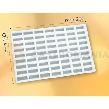 Kuchyňská sůl Silikonová forma na pralinky - 290x190 mm, 63 ks x 35x14x14 mm - LS03 | PAVONI, Chocoflex