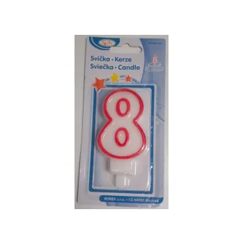 Dortová svíčka SVÍČKA - 8 svíčka 8