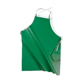 Pracovní zástěra INDUSTRIAL Zástěra PVC/PES/PVC tenká bílá, zelená 20 ks 00810