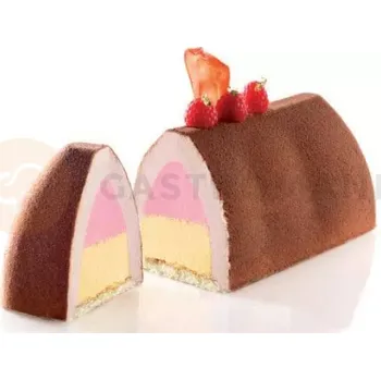 Kuchyňská sůl Forma na výrobu náplně do moučníků a rolád INSERT GIANDUIA/3 | SILIKOMART, Insert Gianduia