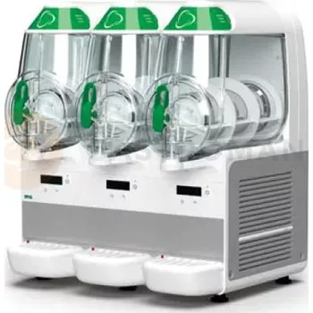 Barová židle Potrojný dávkovač na granitu, sorbety, koktejly, šejky 3x 10 l, 600x510x680 mm | BRAS, B-FROZEN Digital