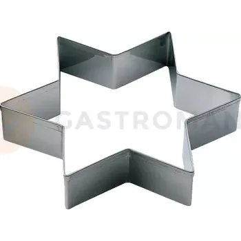 Výroba svíčky Sada nerezových vykrajovátek na sušenky ve tvaru šesticípé hvězdy - 9 ks - CUT10L9 | MARTELLATO, Kit Cutters