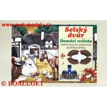 omalovánky Vystřihovánka Selský dvůr - domácí zvířata 33701