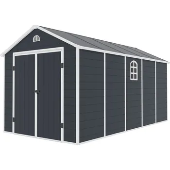 Zahradní domek IWHOME Zahradní domek APATE J 11,04 m² dark gray IWH-10230056