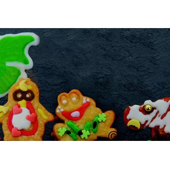 Výroba svíčky Sada 4 vykrajovátek - CUTTER FUNNY ANIMAL, 47x45x18 mm | SILIKOMART, Baby Cutter