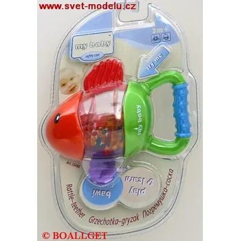 my baby ŠTĚRKÁTKO BAREVNÁ RYBA S KULIČKAMI 23486