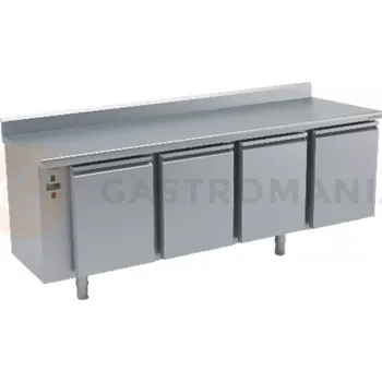 Chladicí stůl bez agregátu a plnými dveřmi 2125x700x850 mm | DORA METAL, DM-90004