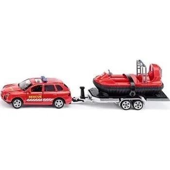 Dětské zboží SIKU PORSCHE CAYENNE TURBO S PŘÍVĚSEM A ČLUNEM RESCUE 2549