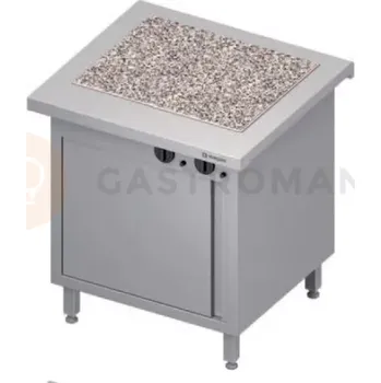 Výdejník vody Ohřívací stůl, ohřívací deska ze žuly, vrchní deska ze žuly, 1132x735x880 mm | STALGAST, ST 231