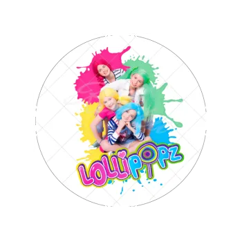 Jedlá dekorace na dort LOLLIPOPZ kaňka, VARIANTA Jedlý papír 1222