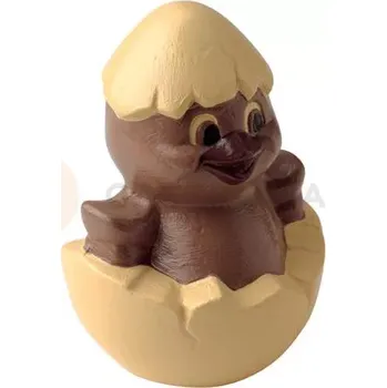 Čokoládová tyčinka Forma na 3D figurky - Kuřátko ve skořápce, 3 ks, 110 mm - MAC870S | MARTELLATO, 3D Easter