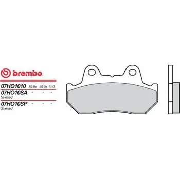 Motodíl Zadní brzdové destičky Brembo Honda 1100 CB RD 1983 - směs 10