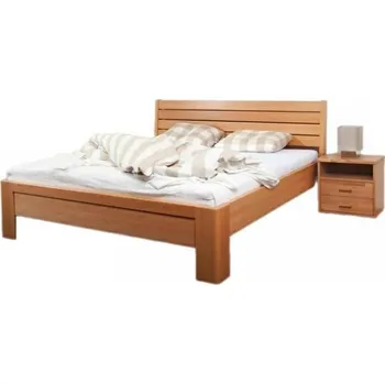 Postel Dřevěná postel Gloria XL 200x90 Dub cink Doprava ZDARMA.