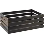 Dřevěná krabička v tmavě-hnědé barvě, GN 1/1 | APS, Superbox