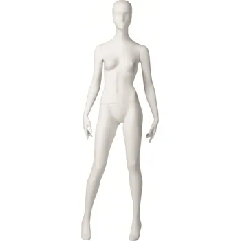 Figurína Retro dámská, postoj 9, hlava Kara, bílá matná