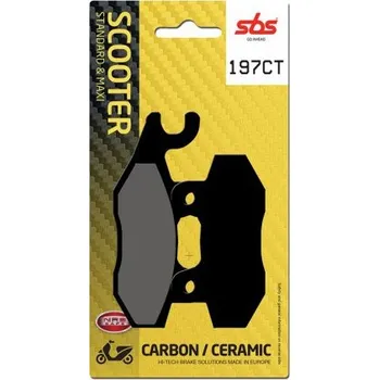 Brzda pro motocykl Přední brzdové destičky SBS Peugeot 125 Vivacity 2010 - 2016 směs CT