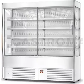 Modul pro zavřený chladící regál s lakovaným opláštěním 1880x700x2020 mm | RAPA, RCh-SR