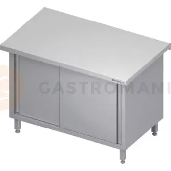 Kuchyňská linka Vestavný stůl s posuvnými dvířky, vrchní deska ze žuly, 900x735x880 mm | STALGAST, ST 237