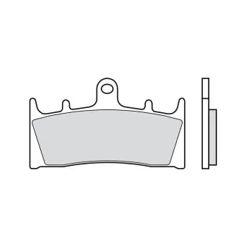 Brzdová destička Přední brzdové destičky SBS 686RS - Kawasaki VN MEAN STREAK 1500ccm - 02>03