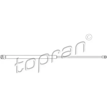 Příslušenství karosérie Pneumatická pružina, zavazadlový / nákladový prostor TOPRAN 112 072