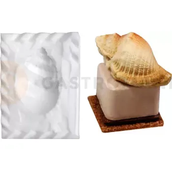 Výroba svíčky Forma na cukrovou hmotu SLK 421 - mušle, 41x30 mm | SILIKOMART, Sugarflex Shell