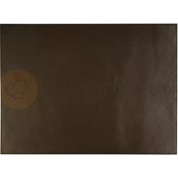 Prostírání na stůl 45 x 32,5 cm, hnědé | APS, Kunstleder