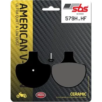 Brzda pro motocykl Přední brzdové destičky SBS Harley-Davidson XLH 1100 Sportster 1985 - 1986 směs HF