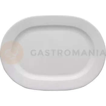 Oválný podnos z bílého porcelánu 28 x 20,5 cm | LUBIANA, Wersal