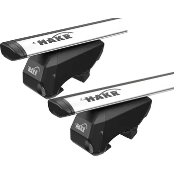 Příčník na automobil Příčníky Hakr Peugeot Rifter 2023-2024 integrované podélníky, wing silver (0344,0004)