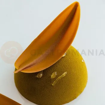 Čokoládová tyčinka Hřeben na tvorbu dekorací - list, 8 ks, 80 mm, 20FH01L | MARTELLATO, Leaf Comb