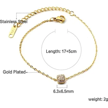 Náramek Elegantní dámský náramek z chirurgické oceli - 561G