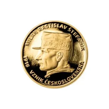 Poštovní známka 100. výročí vzniku ČSR - M. R. Štefánik - proof