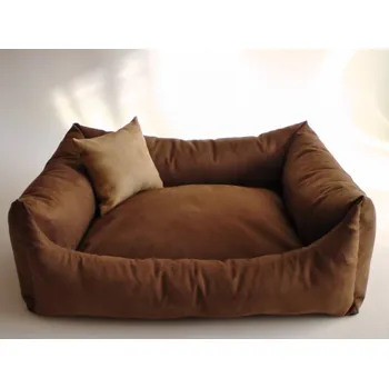 Pelíšek pro psa DELUXE Pelíšek pro psa - hnědá - káva s mlékem / hnědá - káva s mlékem / cappuccino