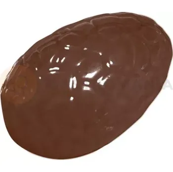 Čokoládová tyčinka Polykarbonátová forma na polovinu čokoládového vejce, nakřáplé - 2 ks, 96x70x40 mm - 90-2355 | MARTELLATO, Crack Half Egg