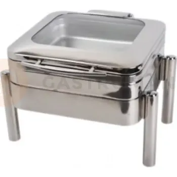 Gymnastický kůň Ohřívač GN 2/3 se skleněným víkem a s podstavcem | AMBITION, Pemium Chafing