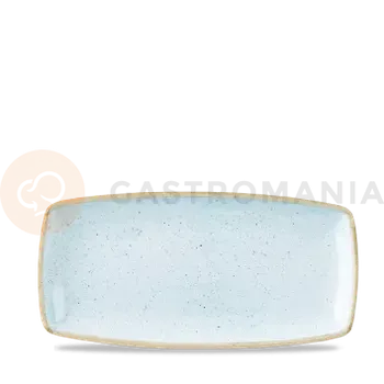 Porcelánový obdélný servírovací talíř, ručně zdobený 29,5 cm x 15 cm | CHURCHILL, Stonecast Duck Egg Blue