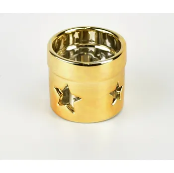 Vánoční dekorace Svícínek zlatý