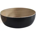 Servírovací miska ø300x95 mm, černo-žlutá | APS, Frida