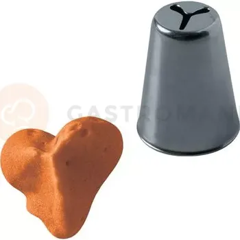 Výroba svíčky Zdobící špička - srdce, sada 5 ks - 30x40x20 mm - BX0252 | MARTELLATO, Fancy Piping Nozzles