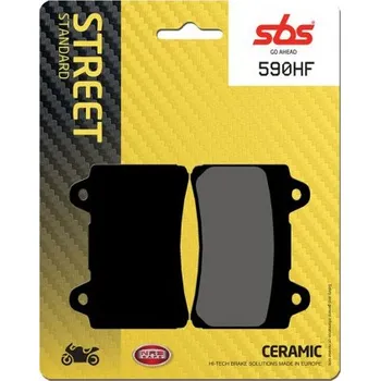 Brzda pro motocykl Přední brzdové destičky SBS Yamaha TZR 250 1987 - 1988 směs HF