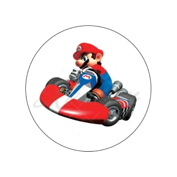 Jedlá dekorace na dort MÁRIO, VARIANTA Jedlý papír 603