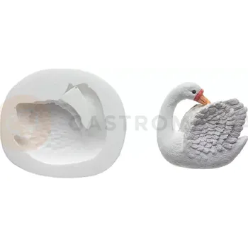 Výroba svíčky Forma na cukrovou hmotu SLK 127 - labuť, 60x55 mm | SILIKOMART, Sugarflex Swan