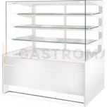 Cukrářská vitrína chladící, čelní sklo rovné, výklopné 1390x890x1460 mm | RAPA, C-A