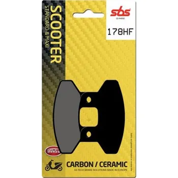 Brzda pro motocykl Přední brzdové destičky SBS SYM RS21 50 2002 - 2009 směs HF