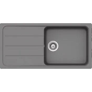 Granitový dřez SCHOCK Formhaus - Granitový dřez, 100x50 cm, s ovládáním odtoku, Croma FOMD100LAGCR