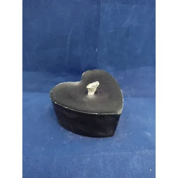 Svíčka Svíčka srdce černé