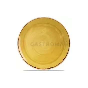 Talíř Mělký talíř hořčicový, ručně zdobený 28,8 cm | CHURCHILL, Stonecast Mustard Seed Yellow